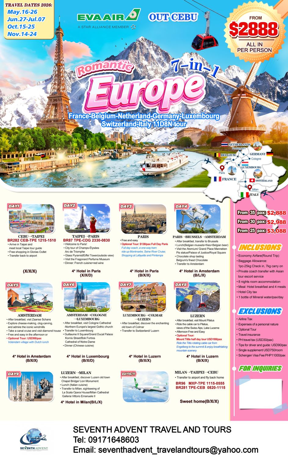 Europe tour poster 1