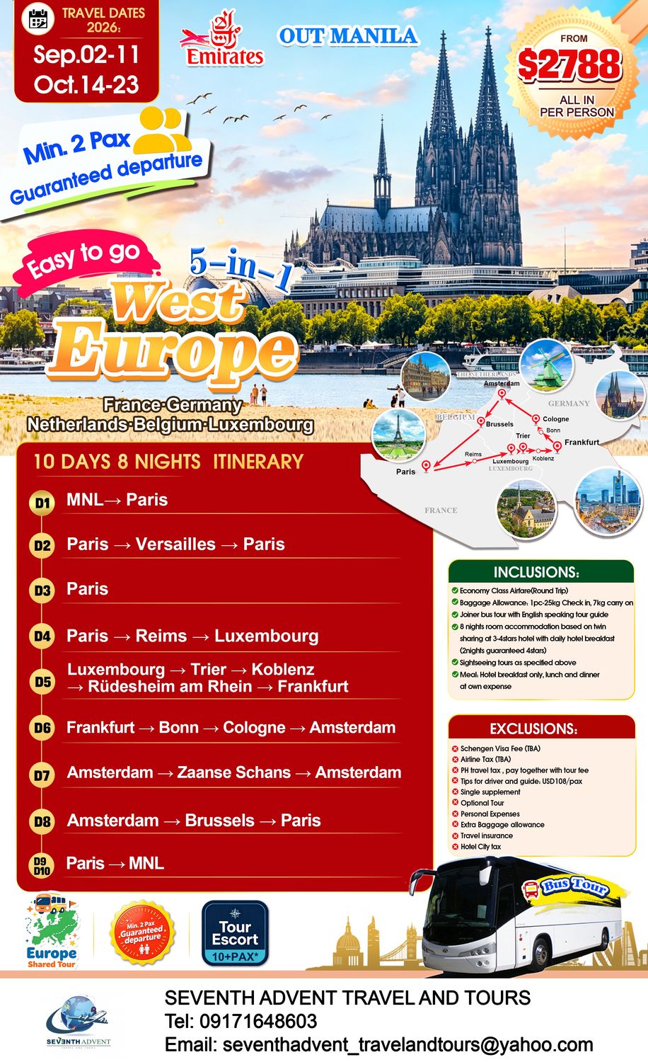 Europe tour poster 2