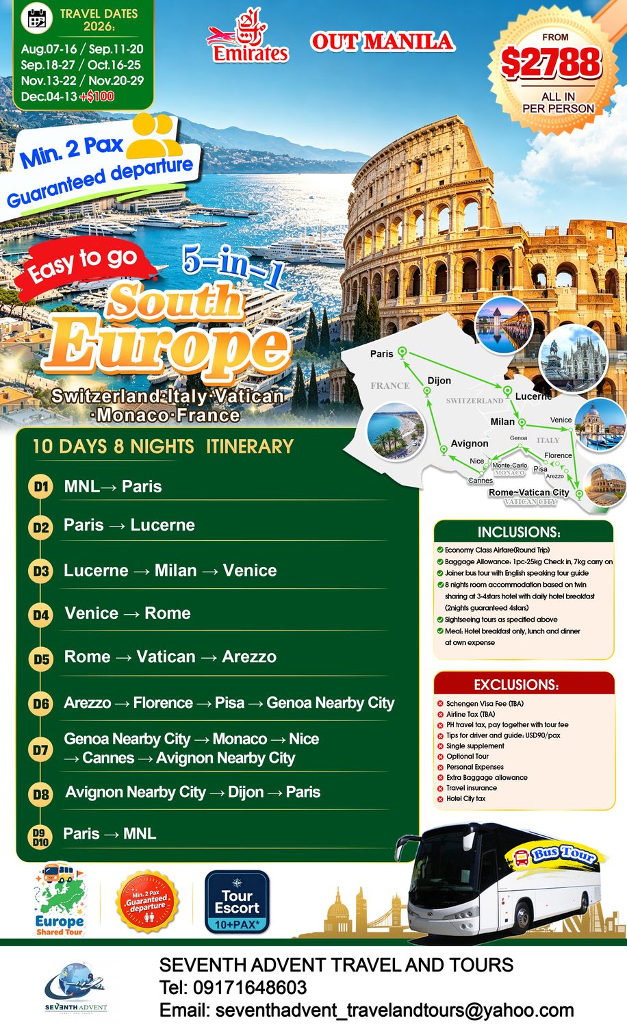 Europe tour poster 3