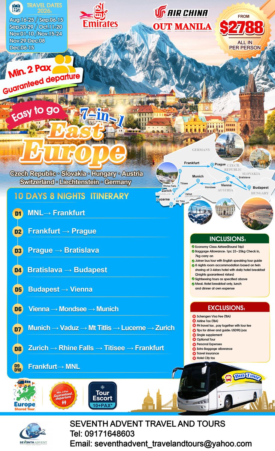 Europe tour poster 4