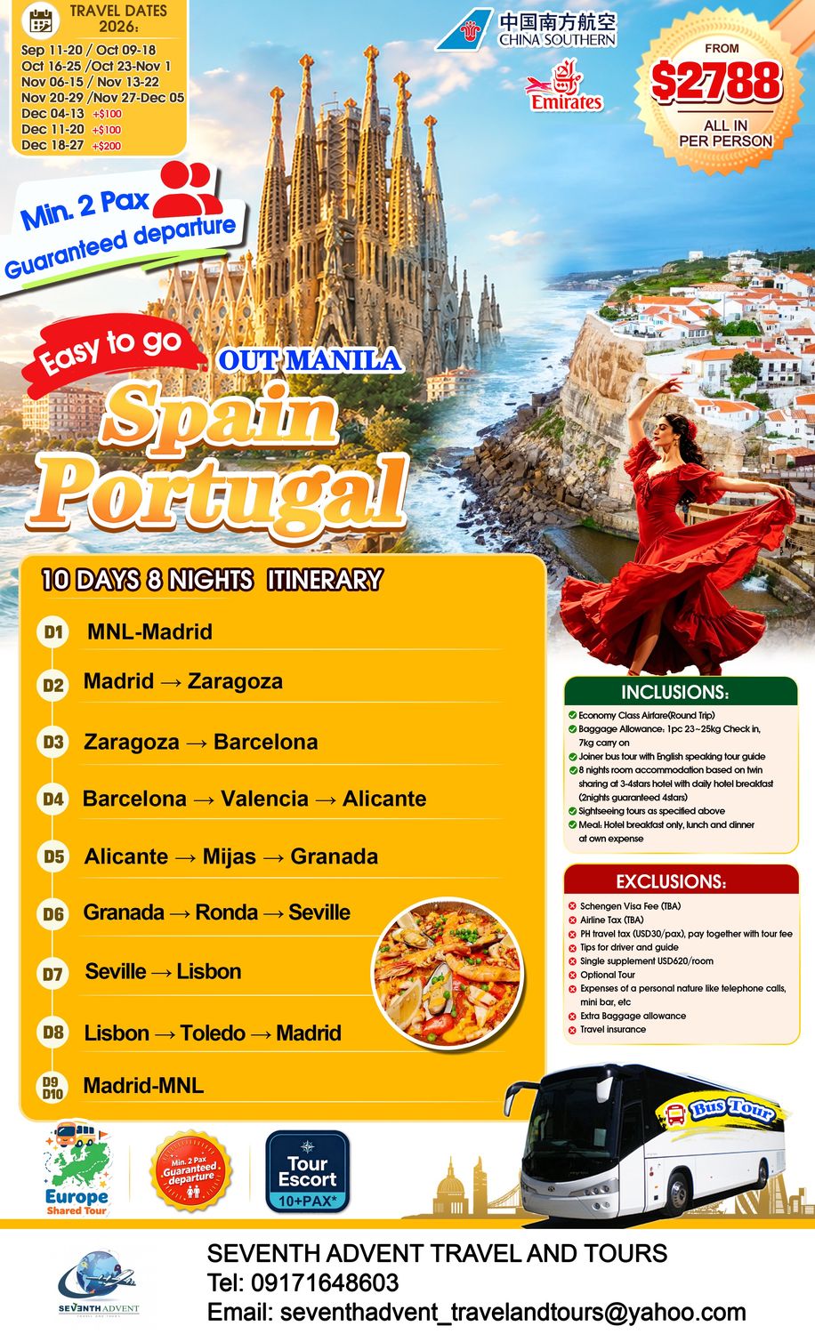 Europe tour poster 5