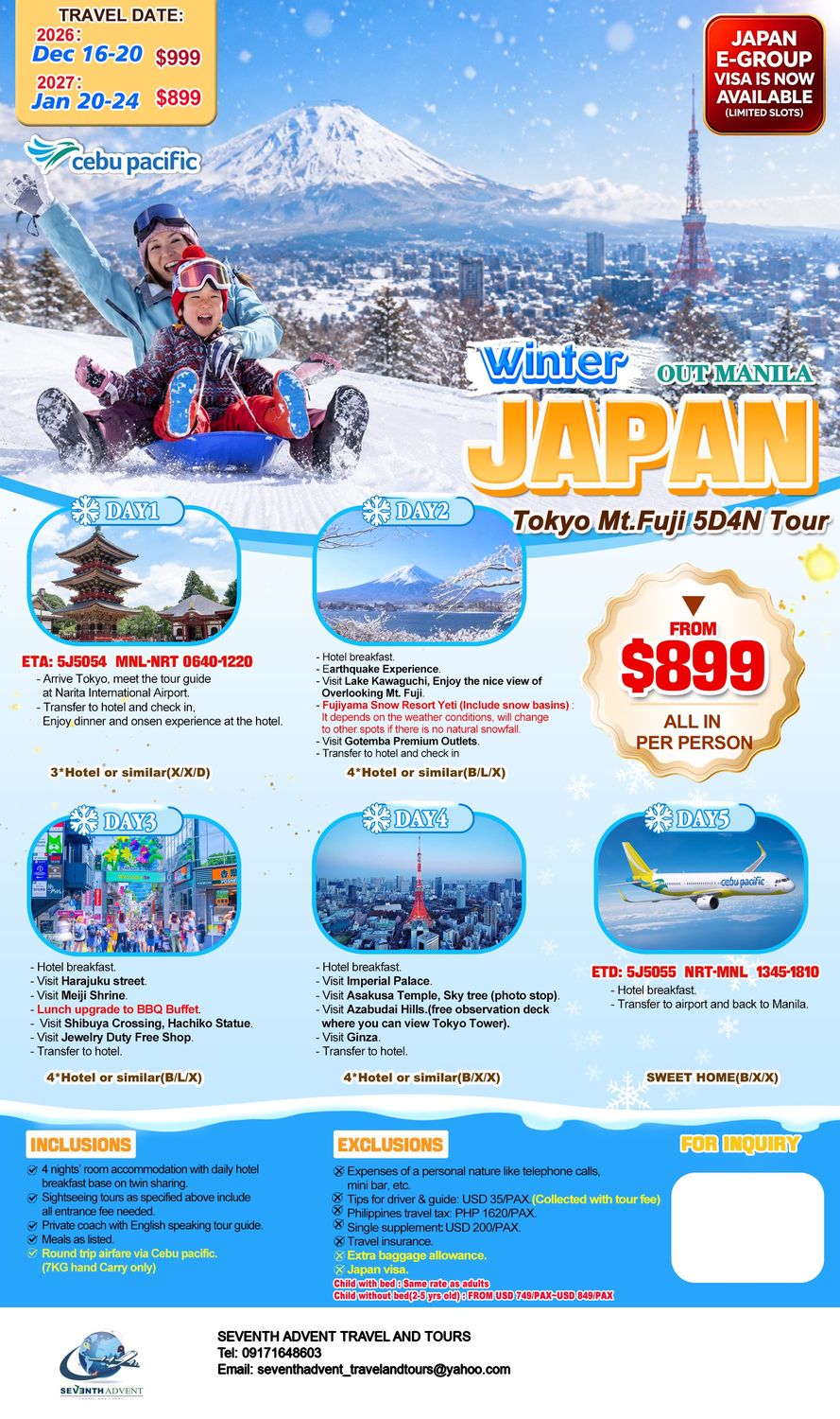 Japan tour poster 1