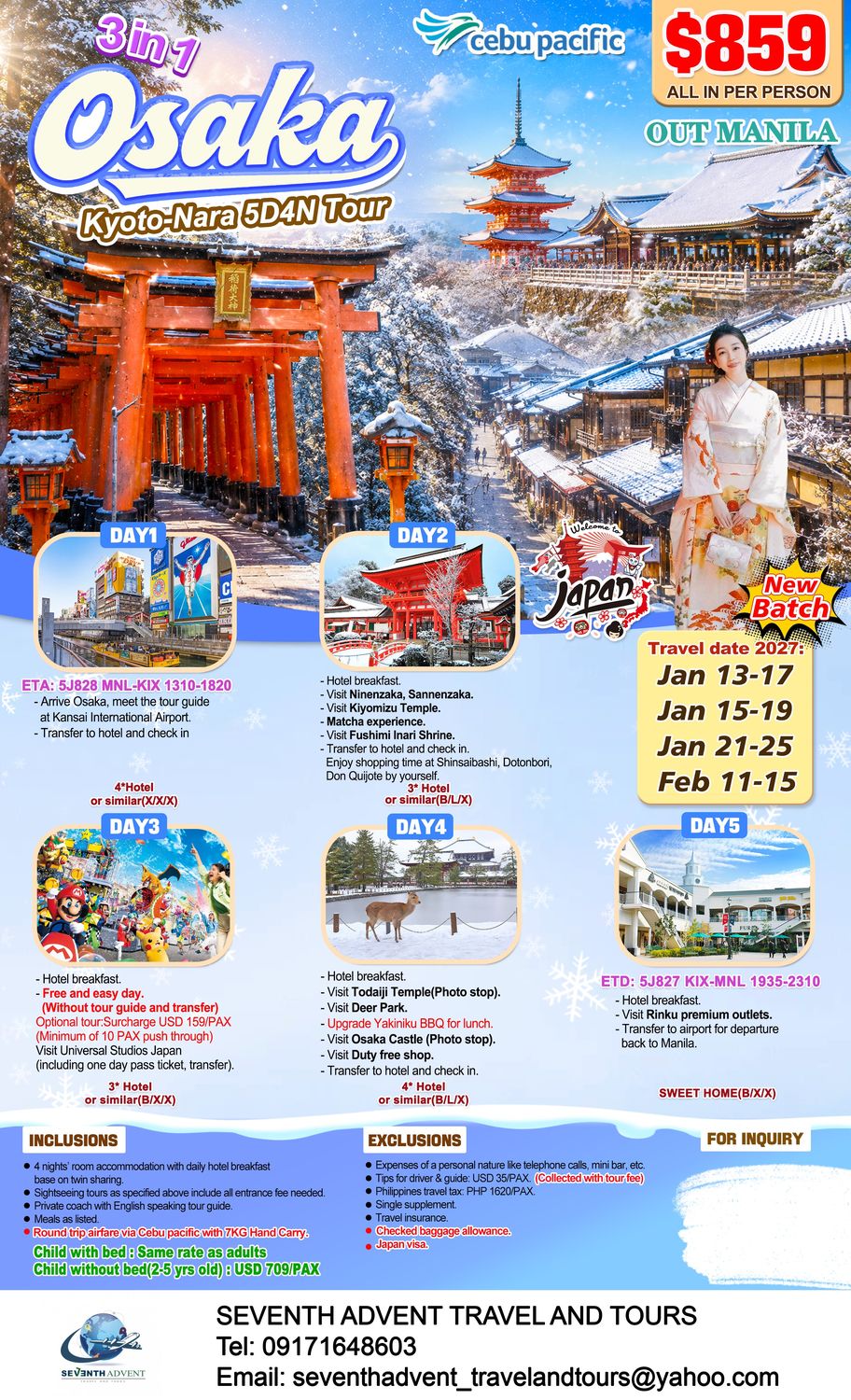 Japan tour poster 2