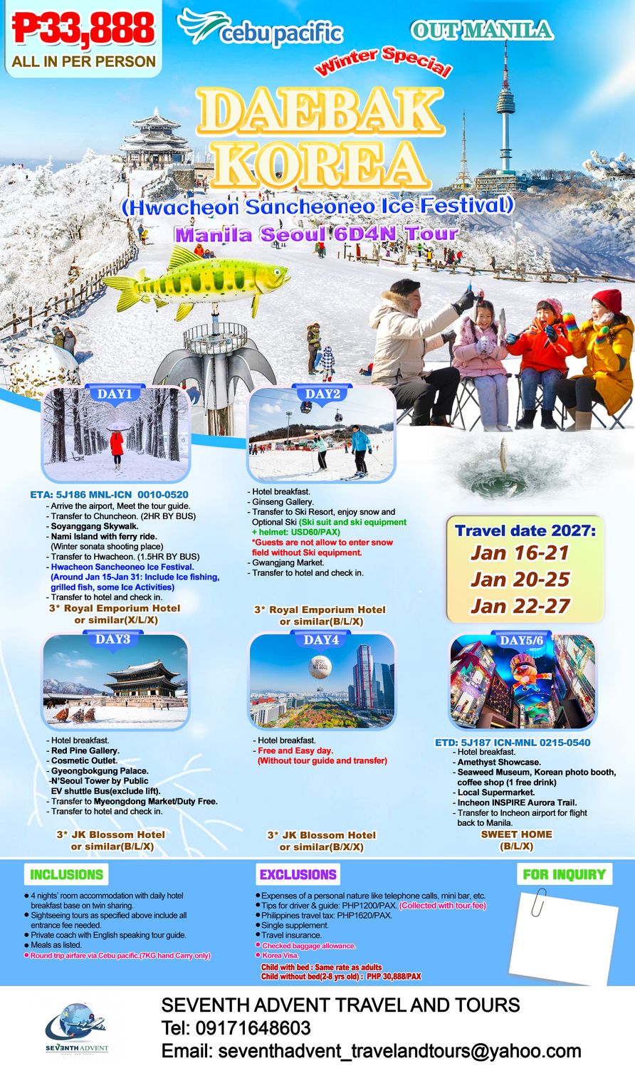 Korea tour poster 1