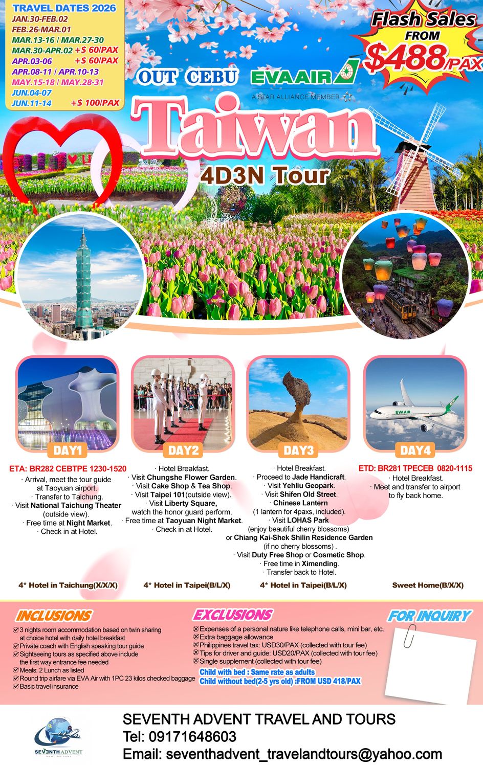 Taiwan tour poster 3