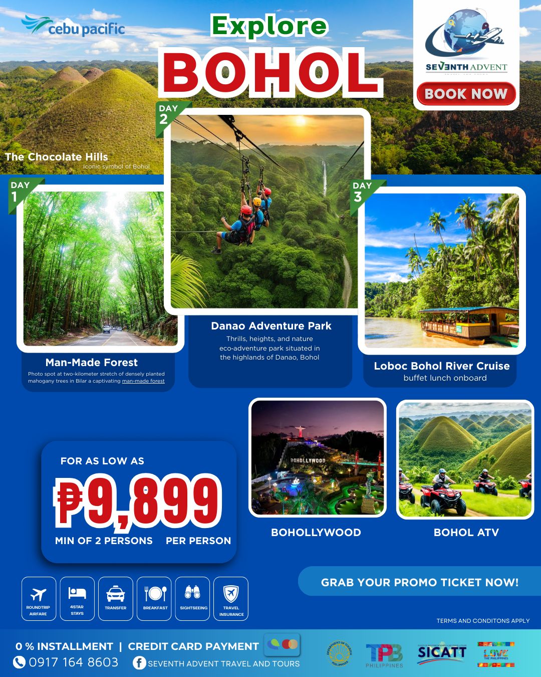 Explore Bohol tour flyer
