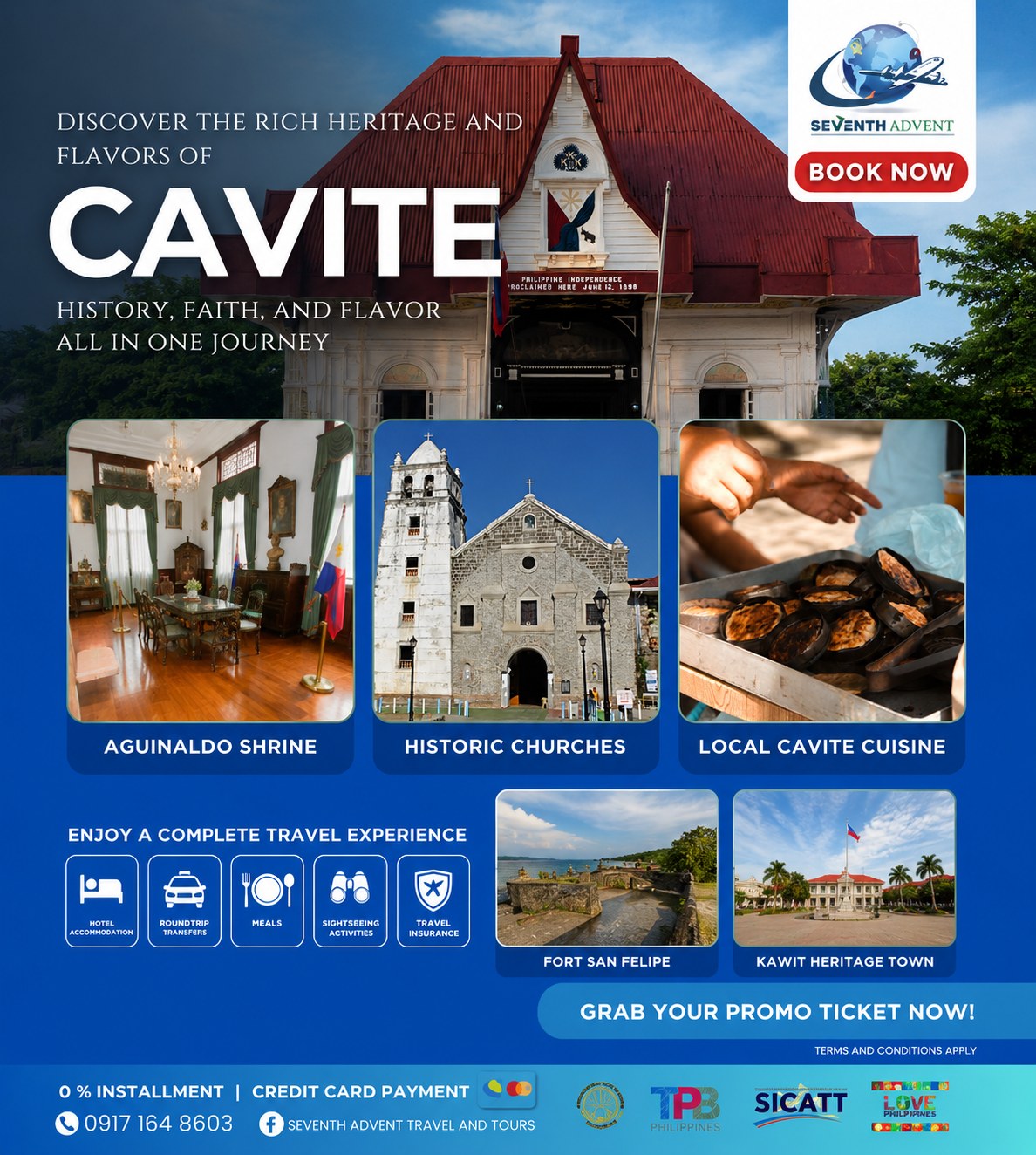 Cavite Heritage Day Tour tour flyer