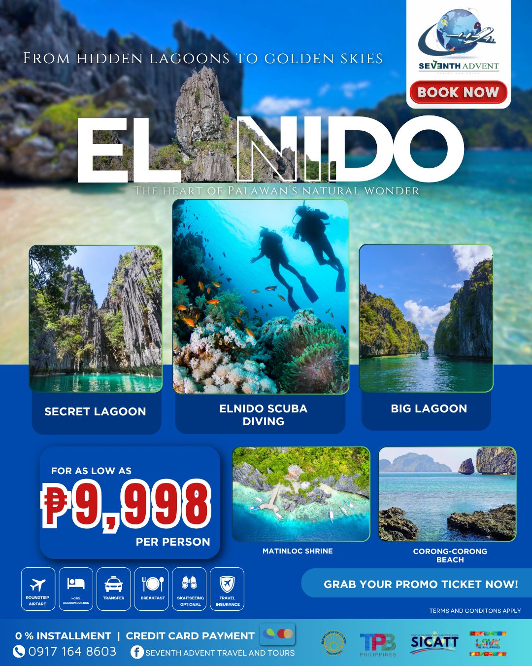 El Nido Escape tour flyer